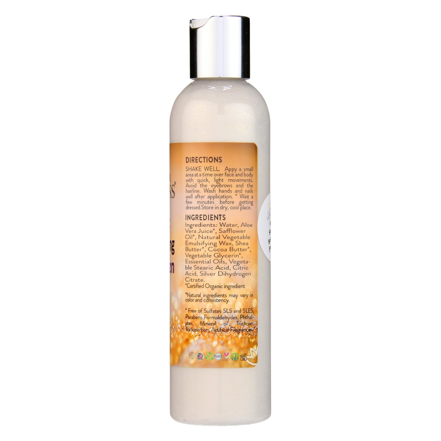 Organic Gold Shimmer Body Lotion - Ma boutique de gadget