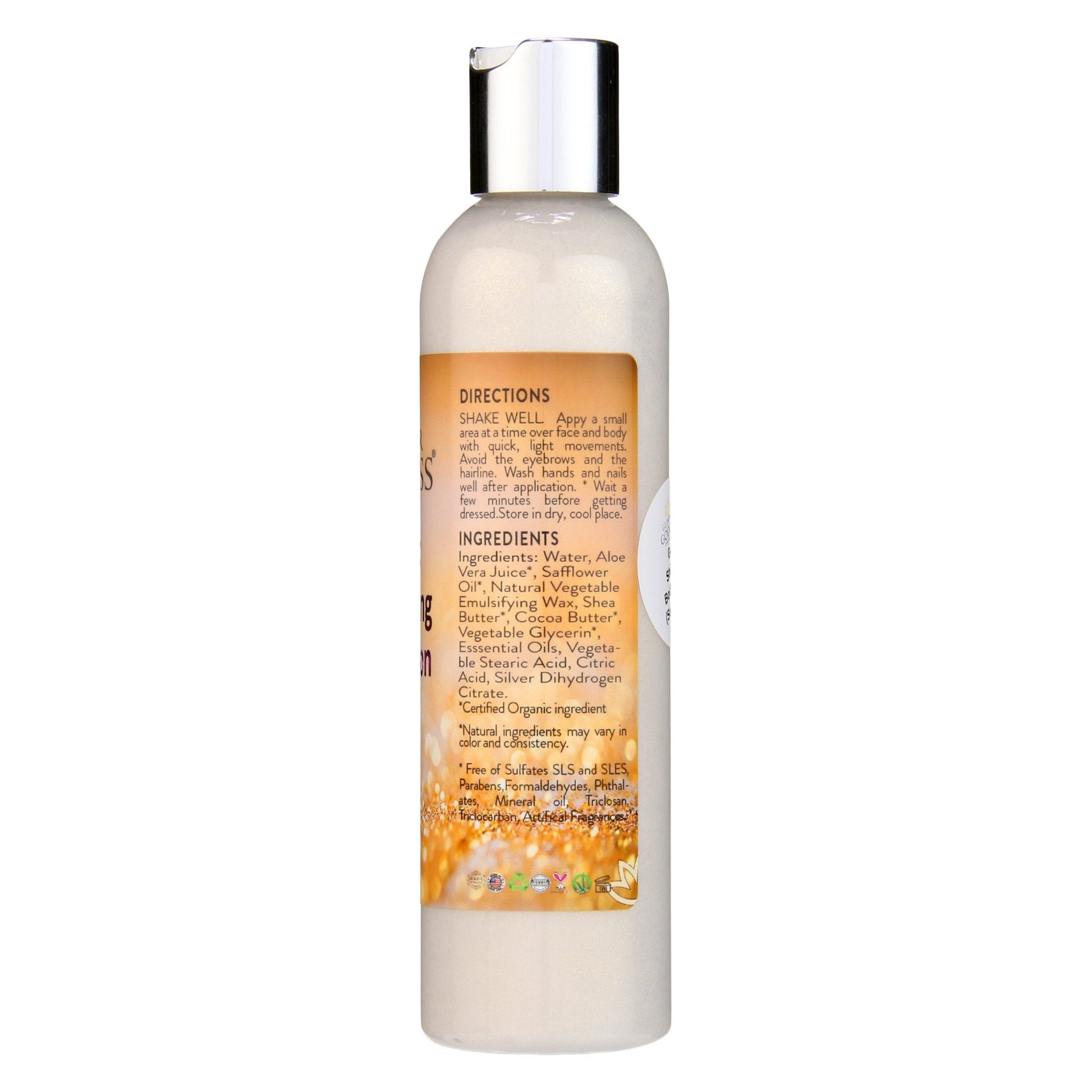 Organic Gold Shimmer Body Lotion - Ma boutique de gadget